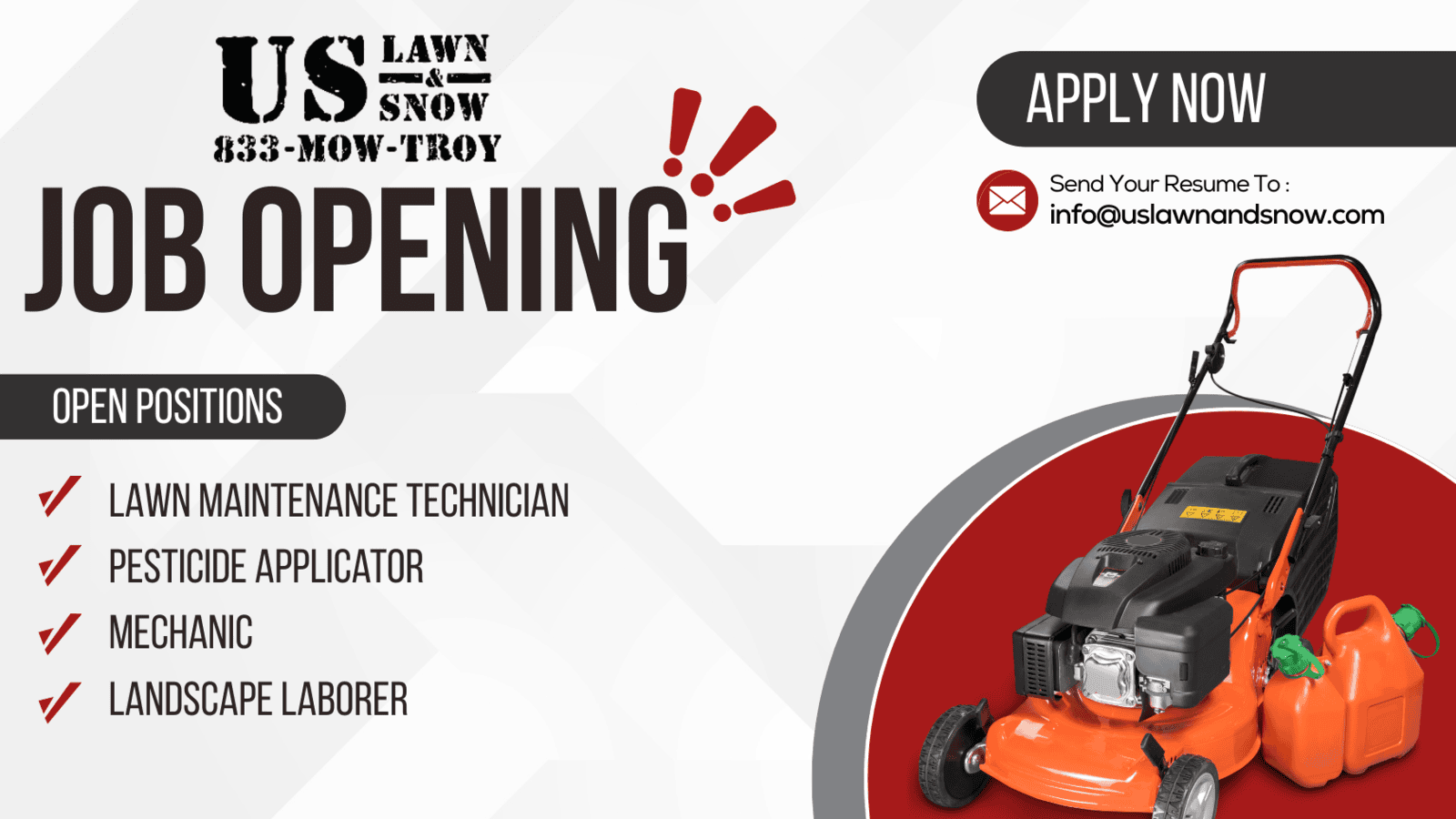 Love Lawns? Build a Career That Grows With You!
